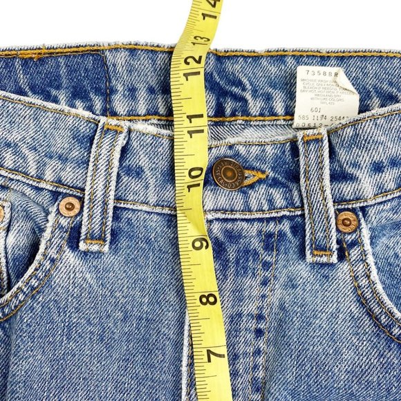 Vintage Levi’s 512 Slim Fit Tapered 31 x32 1994 High Rise Light Wash Women Jeans - Picture 5 of 10